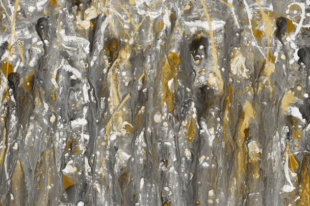 fond abstrait doré avec des éclaboussures de peinture texture
 - Photo, image