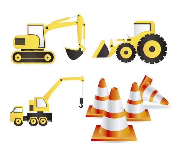 Construction Icons - Vector, Image