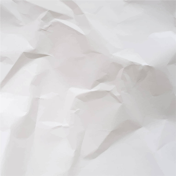 Vector texture of crumpled paper.  - Vector, Image