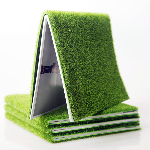 libro verde, concepto verde
 - Foto, imagen