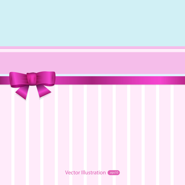 Banner with ribbon. Vector - Vector, Imagen
