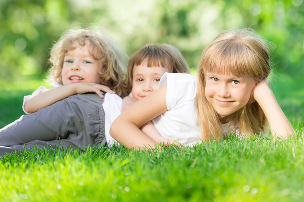 Happy children outdoors - Zdjęcie, obraz