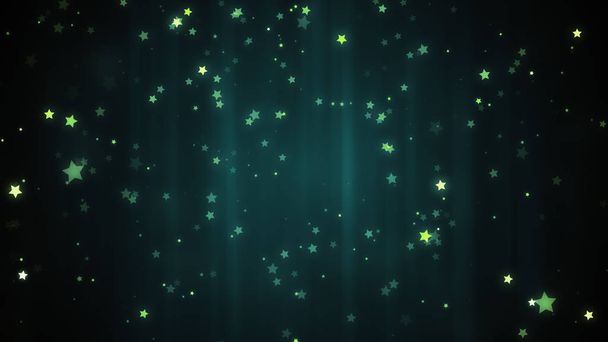 Estrelas brilhantes e partículas brilhantes para celebração e festas e eventos
. - Foto, Imagem