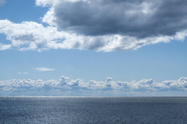 Dramatic Clouds Over the Sea - Zdjęcie, obraz