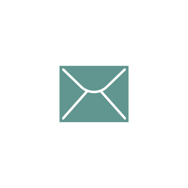 minimalistische Vektor-Ikone des Briefumschlags - Vektor, Bild