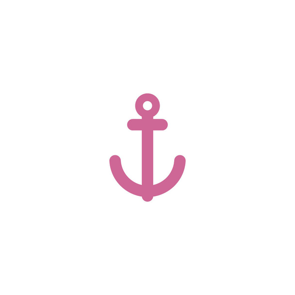 anchor flat icon, vector illustration - Vector, Image
