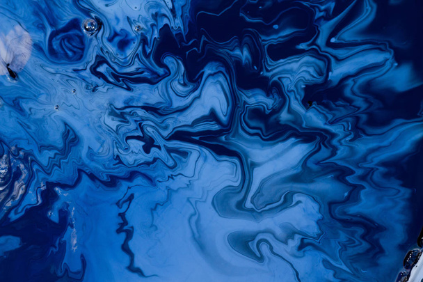 Surface of blue painting abstract mixed with some white - Fotó, kép