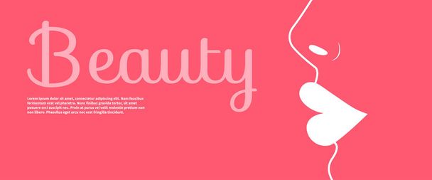 banner for beauty salon - Vektor, Bild