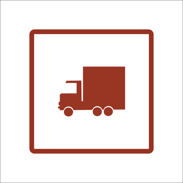 Величезна вантажівка доставки Векторні ілюстрації
 - Вектор, зображення