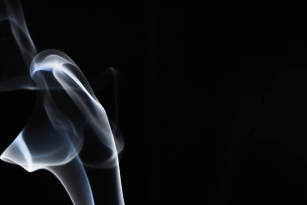 Absztrakt füst fekete háttér - Fotó, kép
