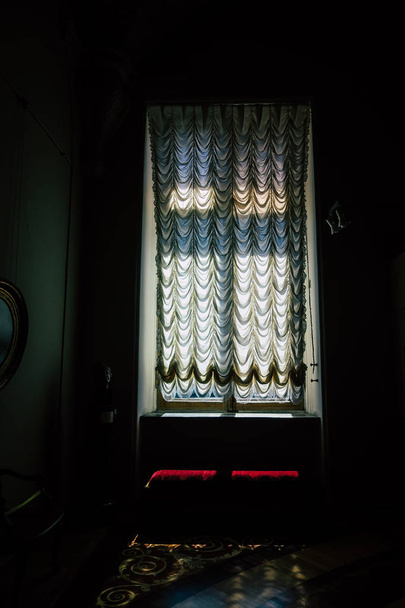 Small window in Eremitage, dark scene - Photo, Image