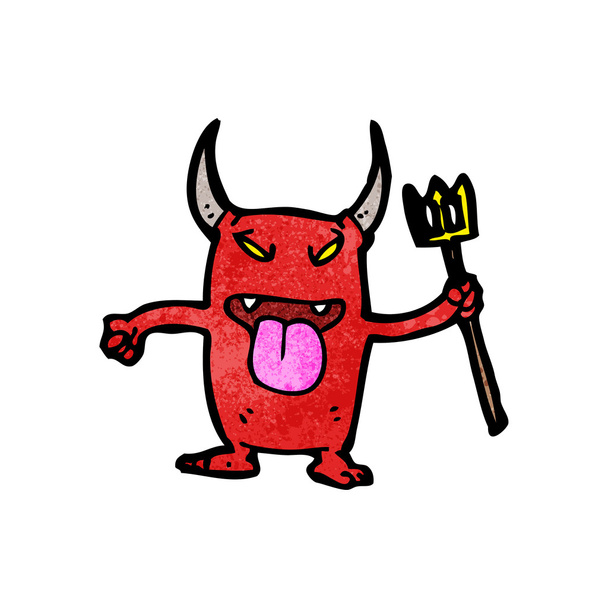 Little devil - Vector, Image