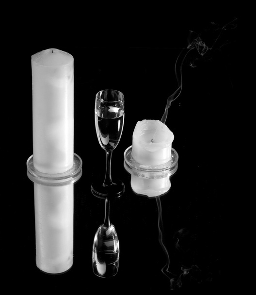 Candle smoke - Fotoğraf, Görsel