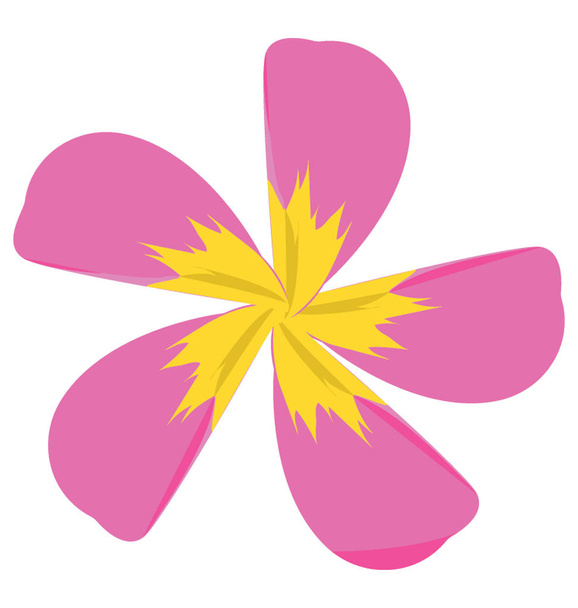 Flat icon design of lily flower  - Vektör, Görsel