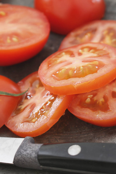 fresh ripe delicious tomatoes - 写真・画像