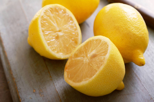préparation de citrons frais sains
 - Photo, image