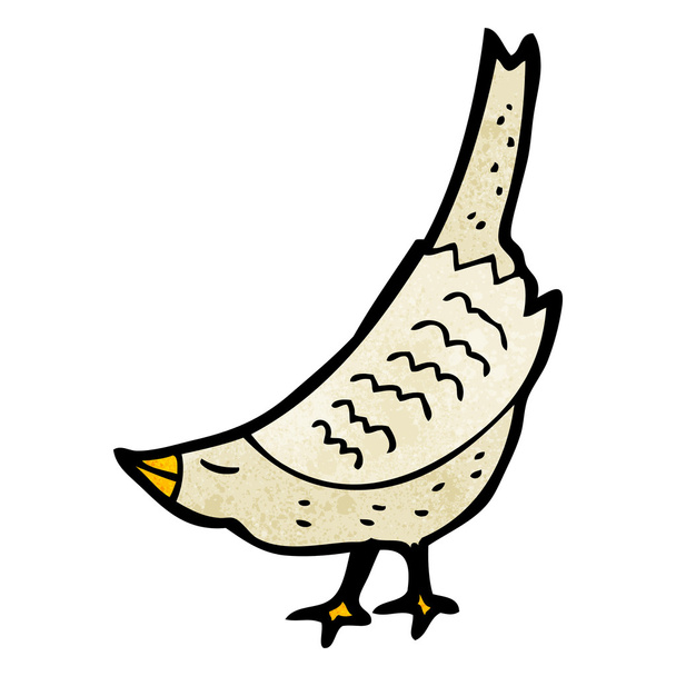 鳥をお辞儀 - ベクター画像