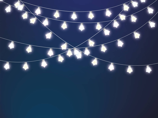 Lámpara luces de Navidad
 - Vector, imagen