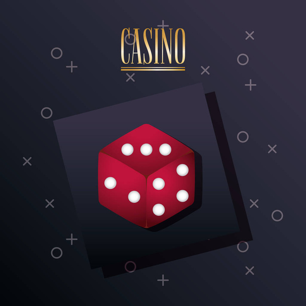 Casino koncepce designu - Vektor, obrázek