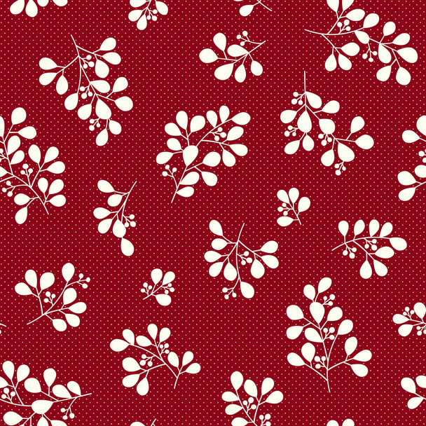 Illustration pattern of the leaf,These designs continue seamlessly - ベクター画像