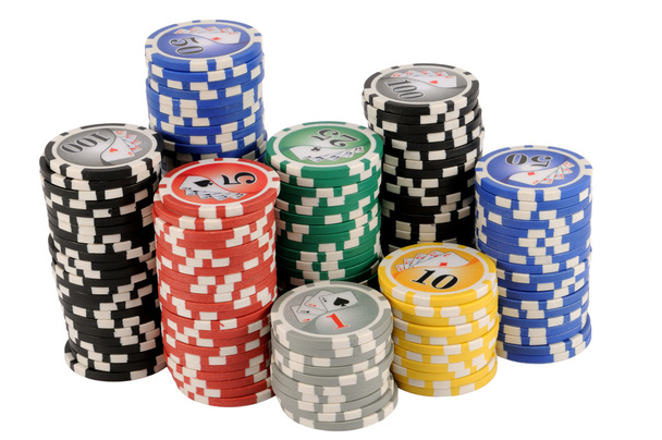 Poker žetony - Fotografie, Obrázek