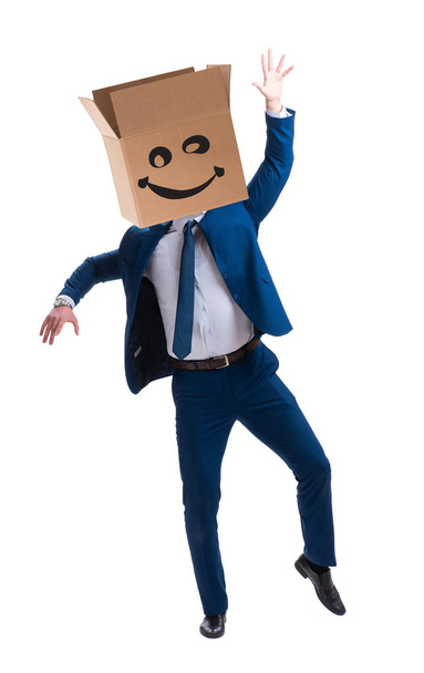 Excited happy businessman in happiness concept - Photo, Image