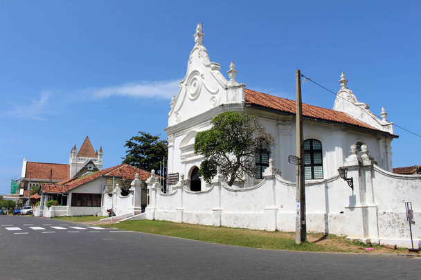The Groote Kerk or Dutch Reformed Church  within the Galle Fort. Taken in Sri Lanka, August 2018. - Fotografie, Obrázek