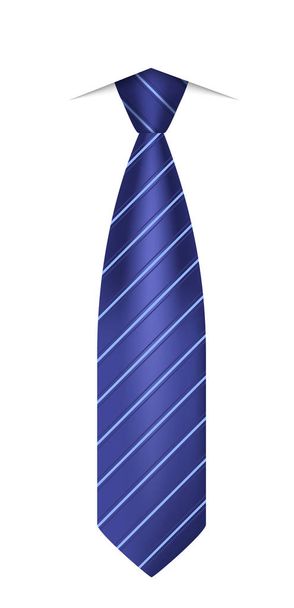 Business cravat icon, realistic style - ベクター画像