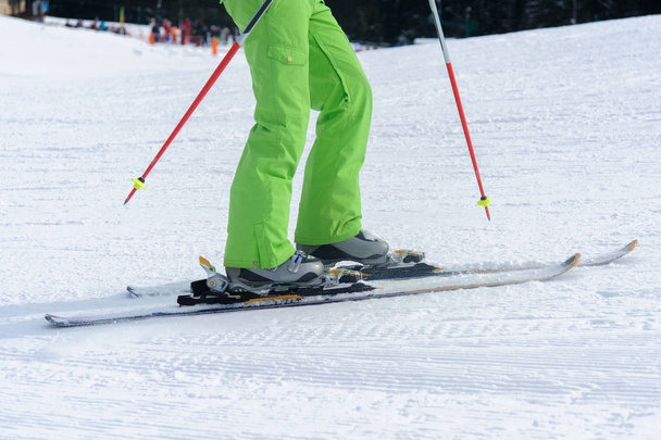Close up of ski low angle view - Fotografie, Obrázek