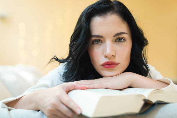Young woman with a book - Photo, image