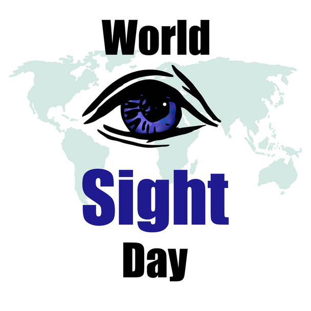Concept de la Journée mondiale de la vue
 - Vecteur, image