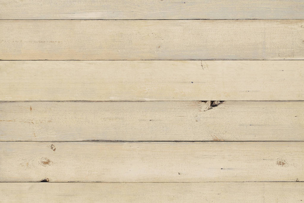 Light wooden table background. Close up of rustic light wood table - Photo, Image