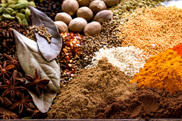 fresh dried mixed  spices - Photo, Image