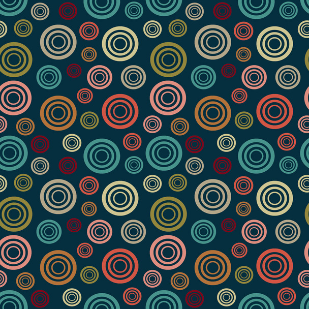 nahtlose abstrakte Muster aus bunten Kreisen und Ringen. - Foto, Bild