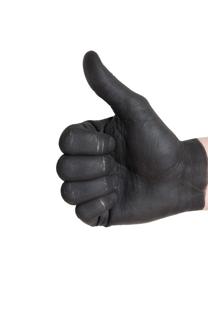 black thumb up - Fotoğraf, Görsel
