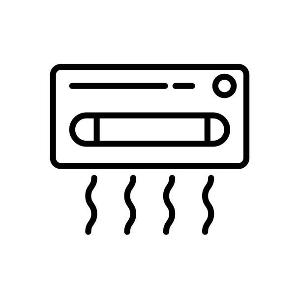Klimatizace ikona Vektor izolovaných na bílém pozadí, co vzduch - Vektor, obrázek