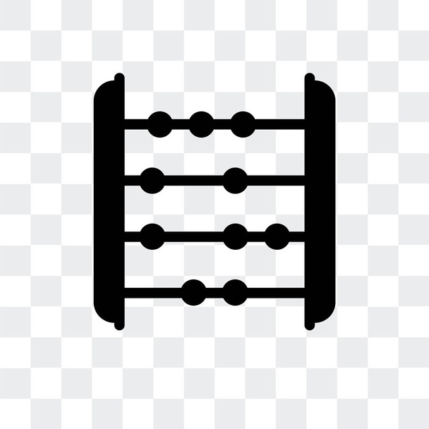 Abacus vector icon isolated on transparent background, Abacus lo - Vector, Image