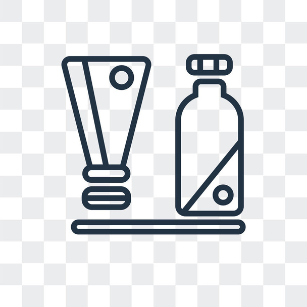 Векторный крем для загара на прозрачном фоне, дизайн логотипа крема для загара
 - Вектор,изображение