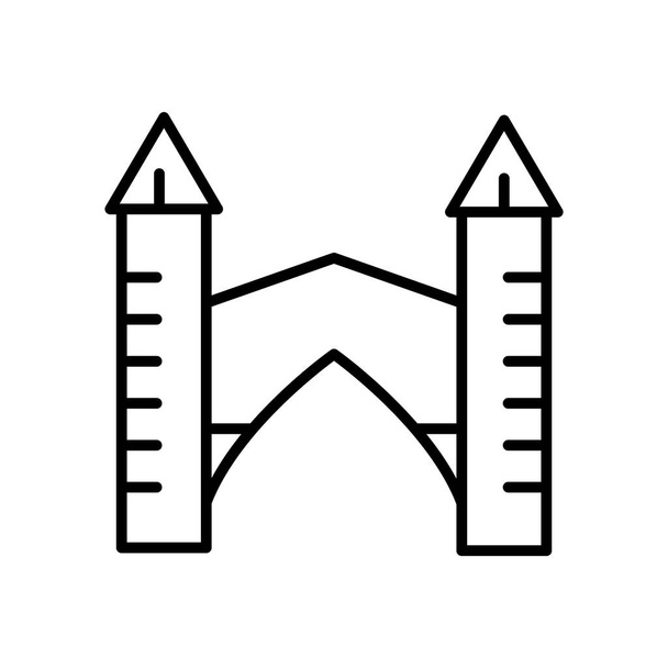 Stari Most vector icono aislado sobre fondo blanco, Stari Most
  - Vector, Imagen