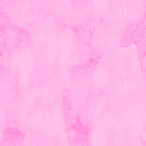pink seamless background - rose watercolor texture pattern - Foto, Bild