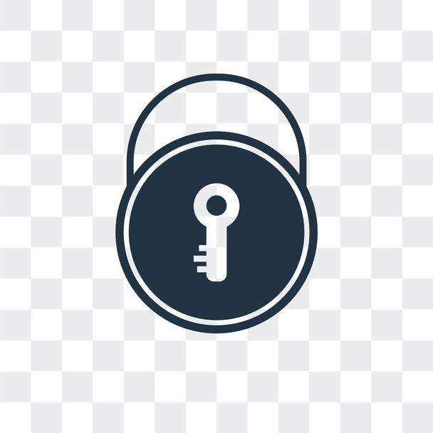 Unlock vector icon isolated on transparent background, Unlock logo design - Vector, Image