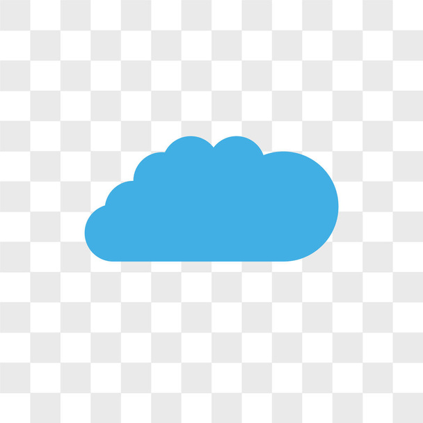 Cloudes wektor ikona na białym tle na przezroczystym tle, Cloudes  - Wektor, obraz