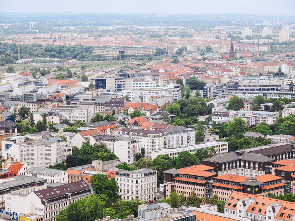 Lipsk, Niemcy - 14 czerwca 2014: ptaka miasta - Zdjęcie, obraz