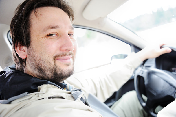 Male driver in car - Fotó, kép