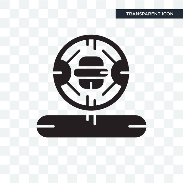 Cooker vector icon isolated on transparent background, Cooker lo - Vettoriali, immagini