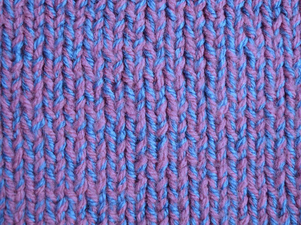 Un textile tricoté à la main
 - Photo, image