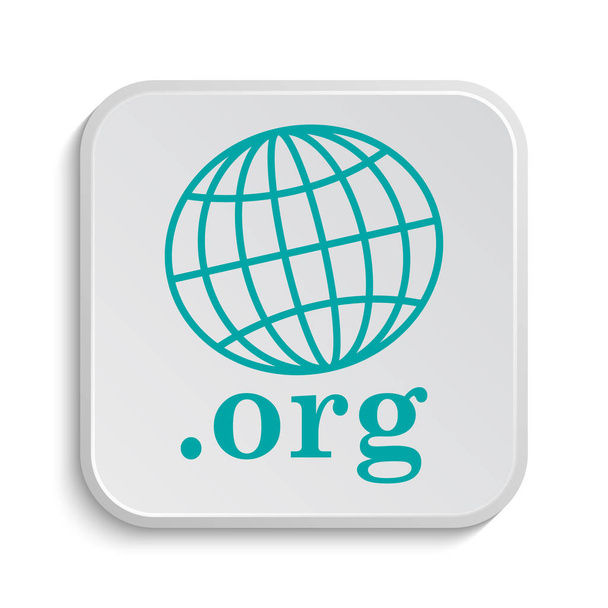 .org icon. Кнопка Интернет на белом фоне
 - Фото, изображение