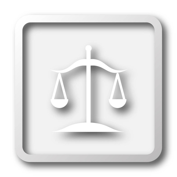 Balance icon. Internet button on white background - Photo, Image