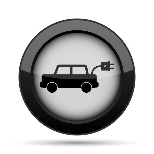 Electric car icon - Photo, Image