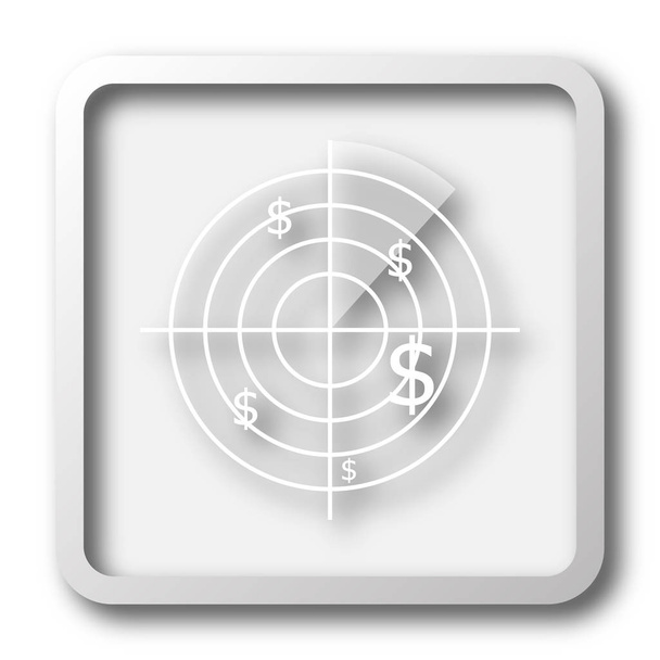 Radar icono de búsqueda de dinero
 - Foto, Imagen